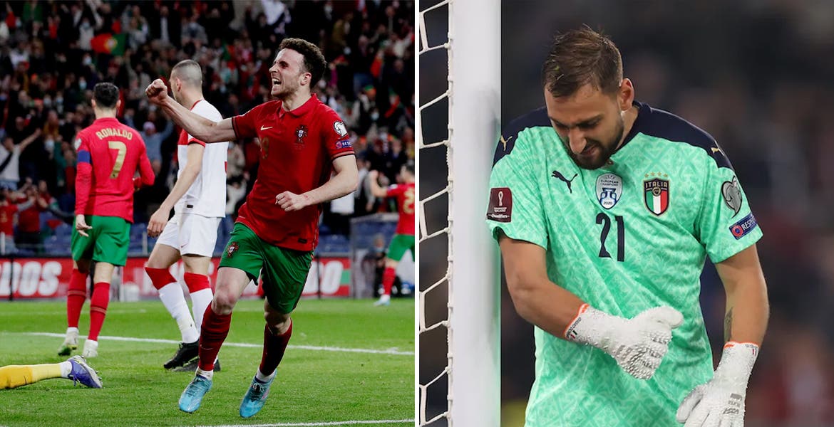 Portugal perto do Mundial, Itália eliminada pela segunda vez consecutiva