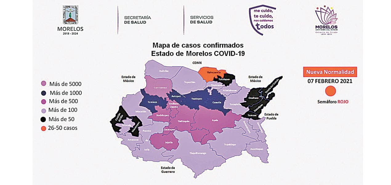 Reportan en Morelos 21 casos de reinfección por COVID19