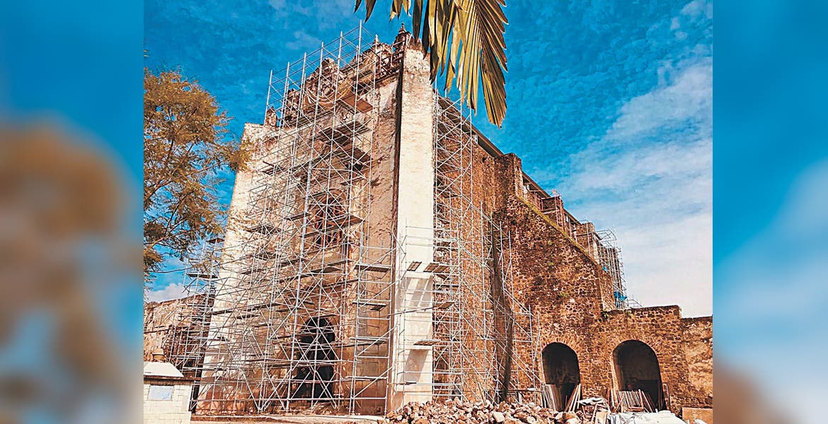 Avanzan trabajos de restauración en iglesias de la Ruta de los Conventos en Morelos