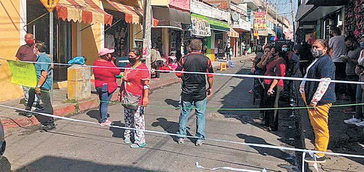Molesta a comercio operativo de Reyes en Morelos