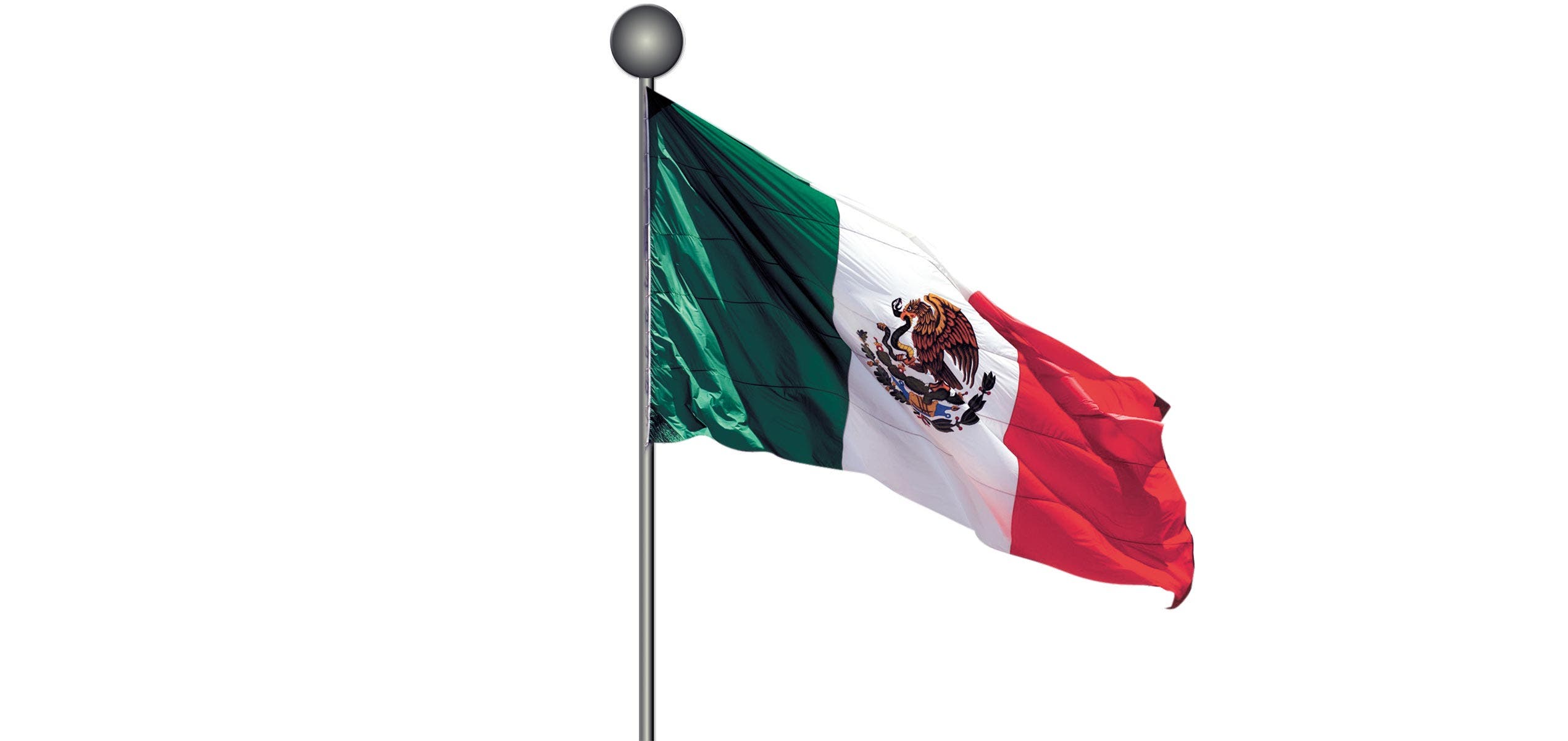 Desde 1934, verde, blanco y rojo identifican a los mexicanos