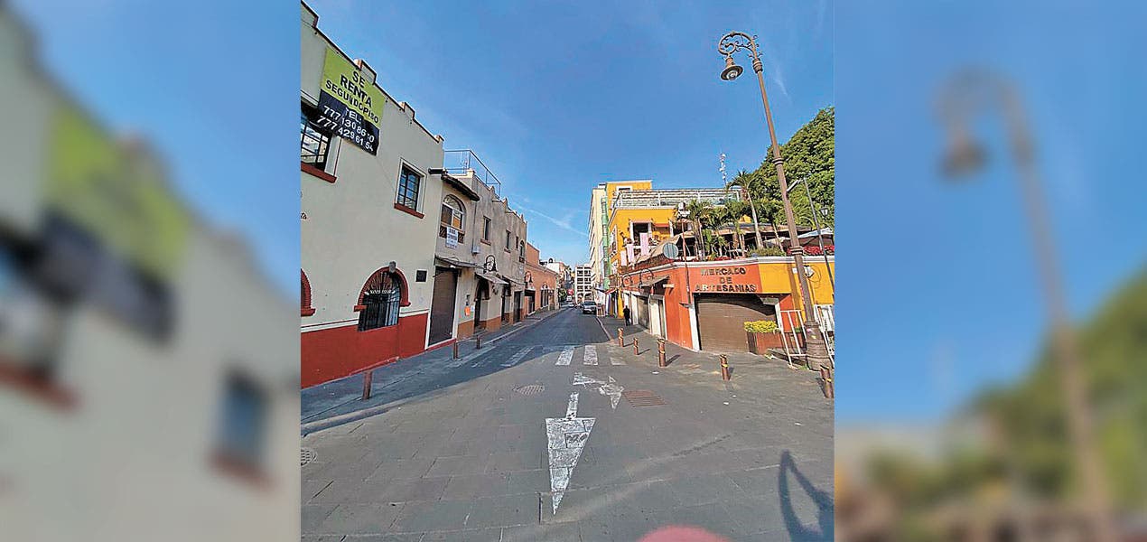 Calma sabatina en calles del Centro de Cuernavaca