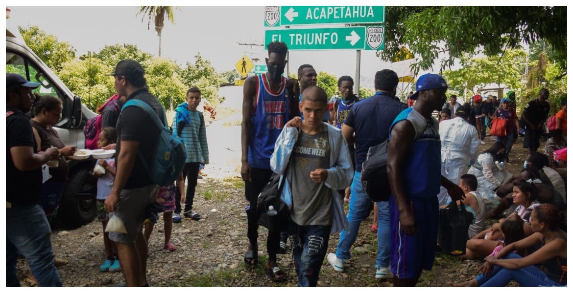 Caravana de migrantes en el sur de México enfrenta problemas de salud