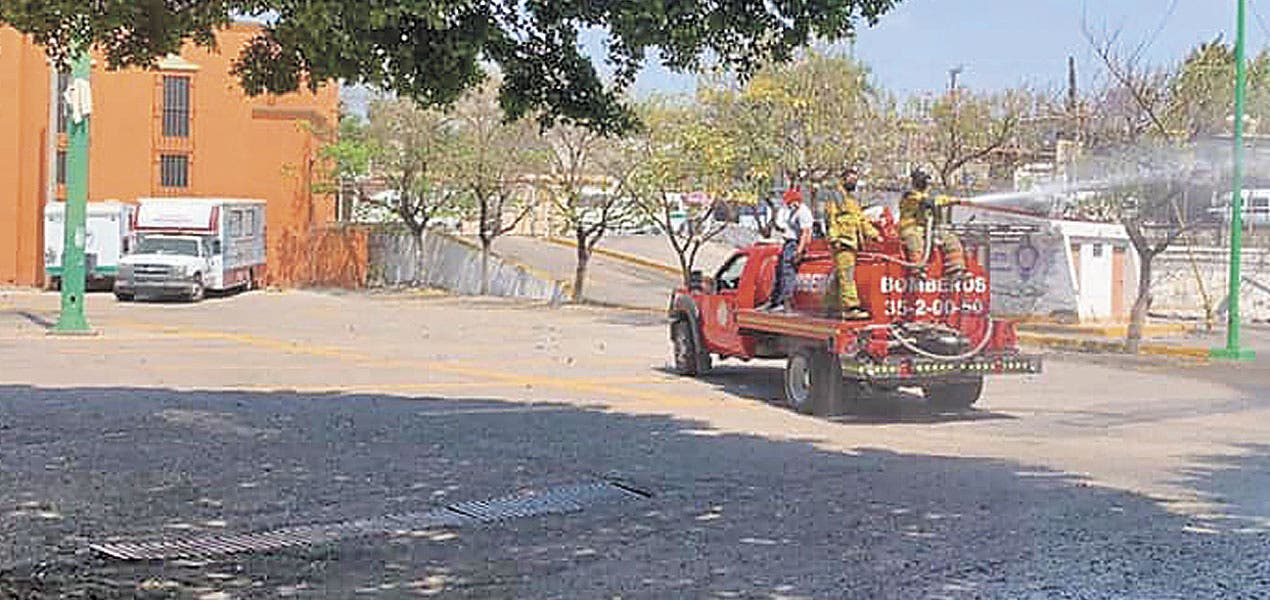 Desinfectan instalaciones de la deportiva en Tepoztlán Morelos