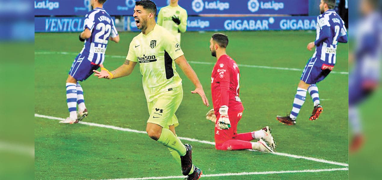 Luis Suárez marca al minuto 90
