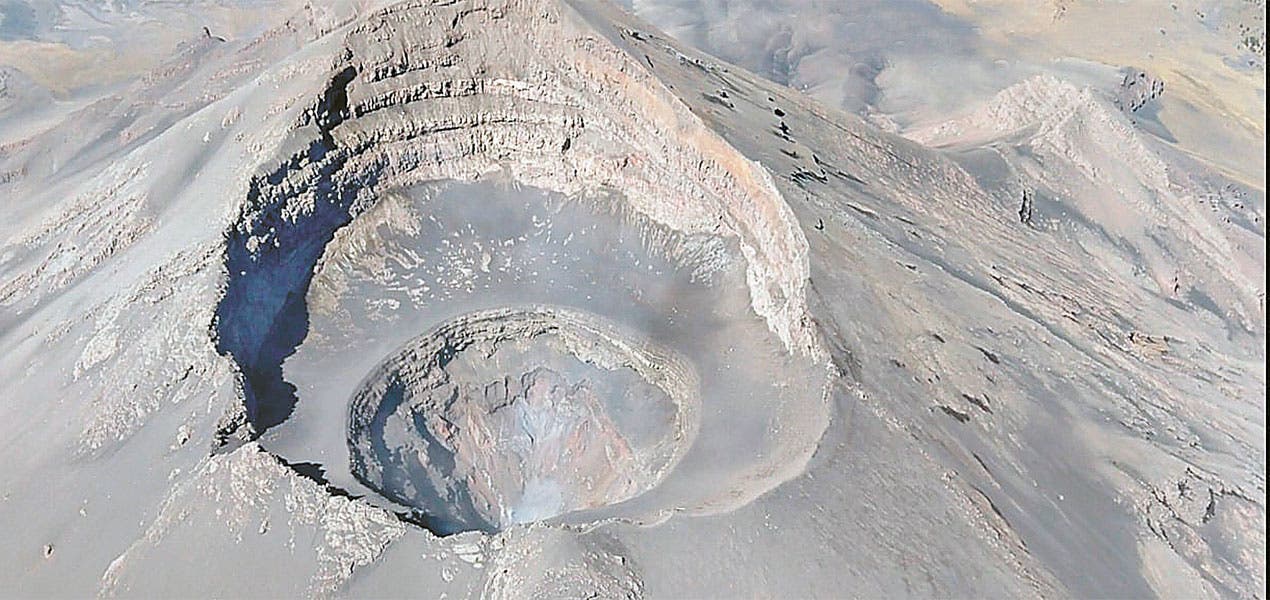 No hay lava en el cráter del Popocatépetl