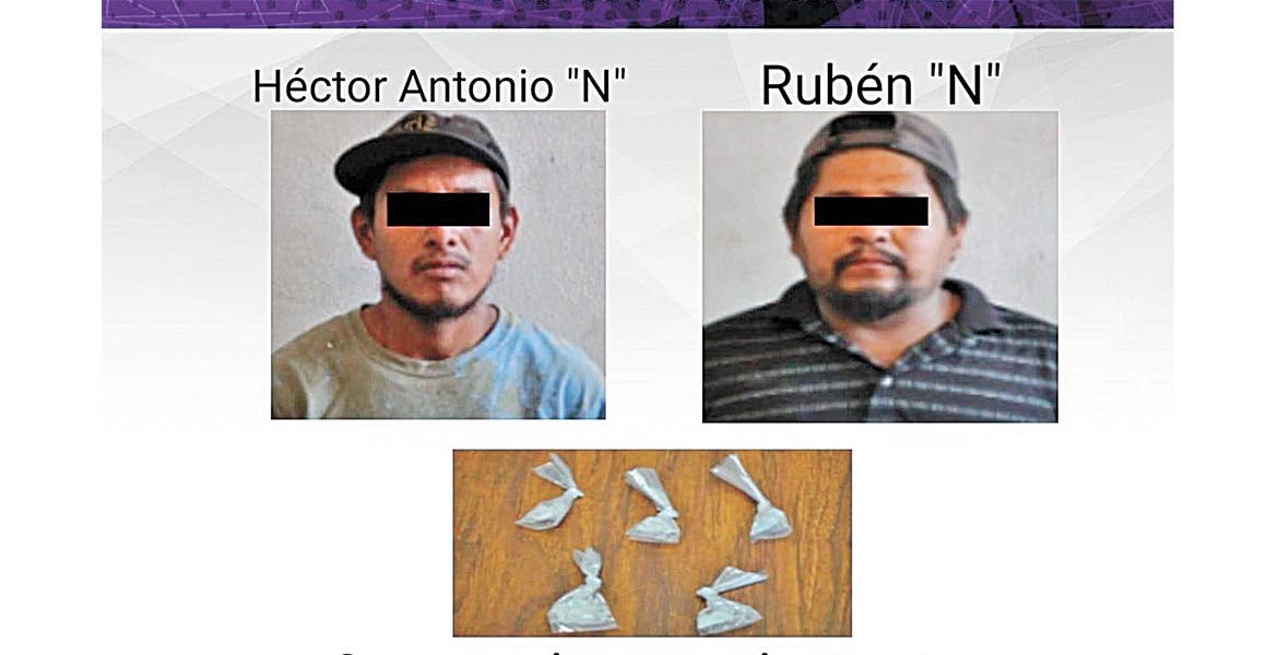 Los ‘agarran’ con droga cristal en Morelos