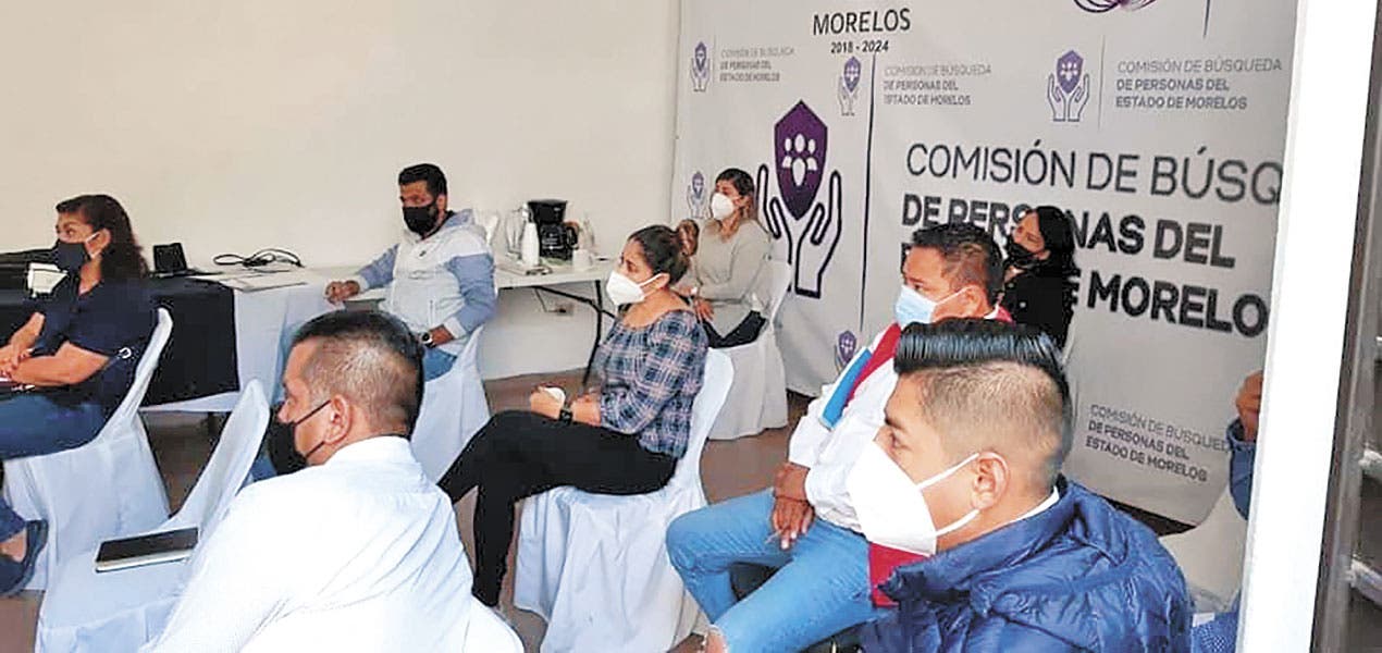 Capacitan en Morelos a trabajadores de Comisión de Búsqueda de Personas