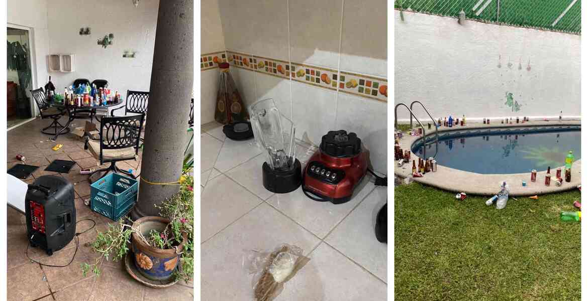 Joven con amigos destruyen casa que rentaron para fiesta en Jiutepec - Vimarsana News