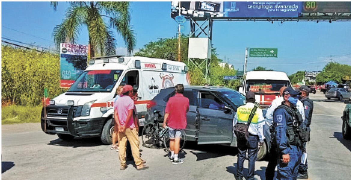 Provoca choque tres lesionados en Tequesquitengo