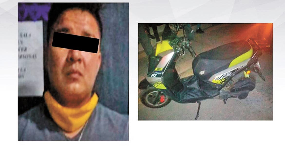Viajaba en moto con reporte de robo en Morelos
