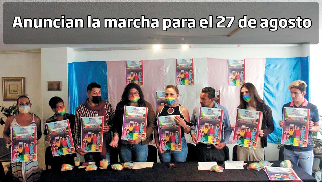 Anuncian en Morelos marcha de la diversidad para el 27 de agosto