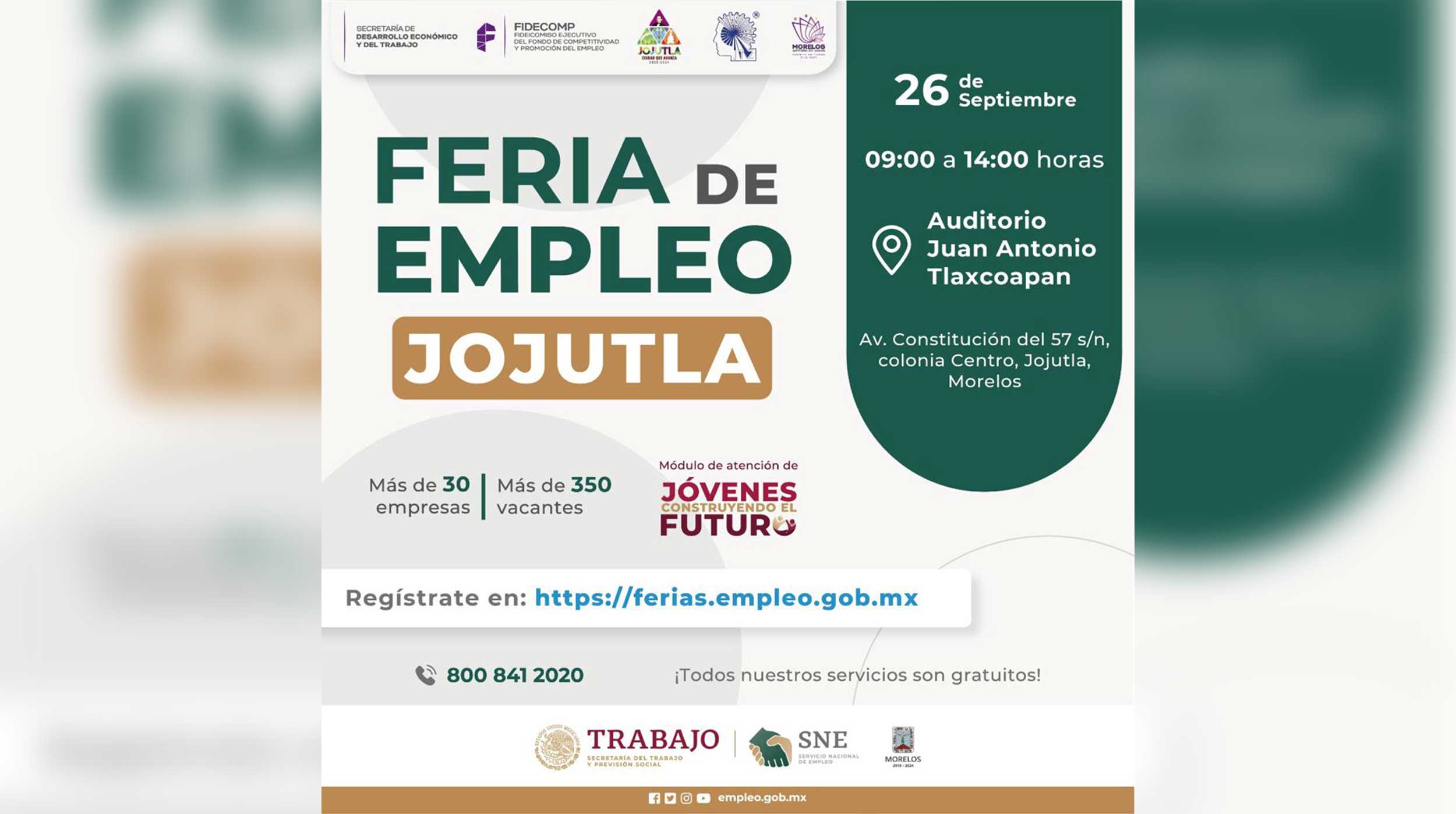 Invitan a la Feria del Empleo Jojutla 2022 | Noticias | Diario de Morelos