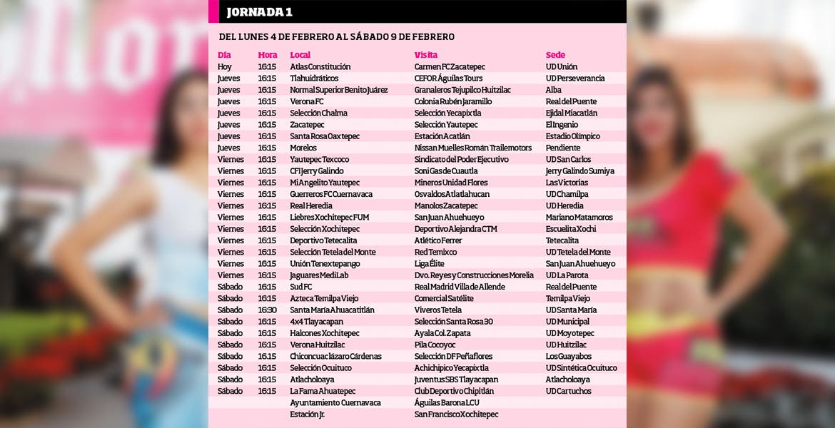 Hoy inicia la actividad de la Copa Morelos 2019 Diario de Morelos