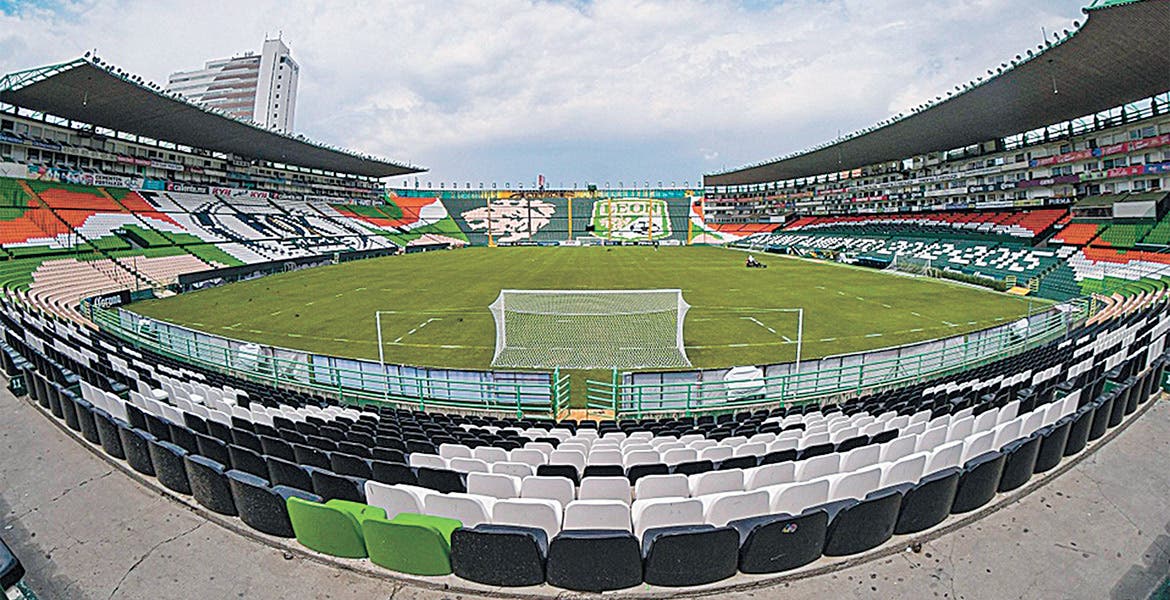Estadio de León. El inmueble dejó de pertenecer al municipio de Léon.