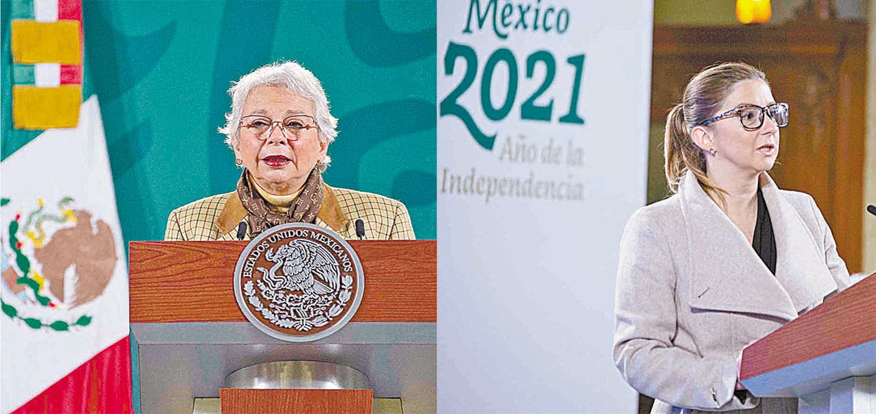Olga Sánchez Cordero y Paulina Téllez Martínez