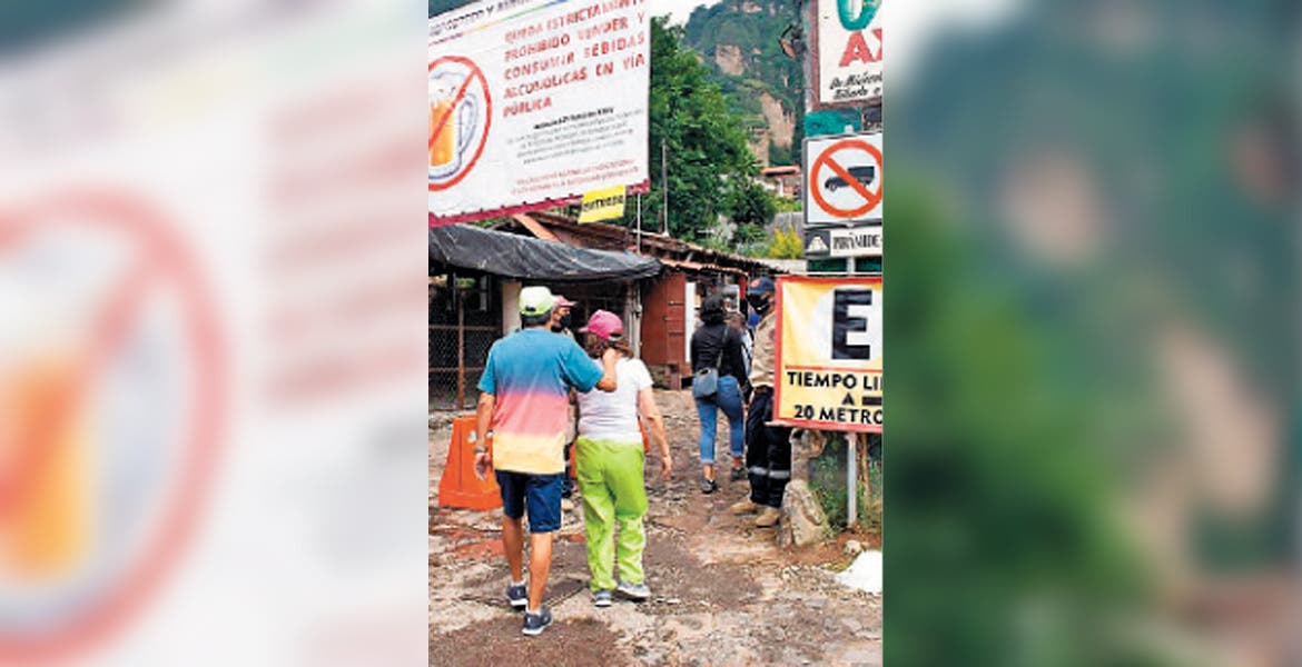 Intensifican la prevención contra el COVID-19 en Tepoztlán tras la llegada de más turistas