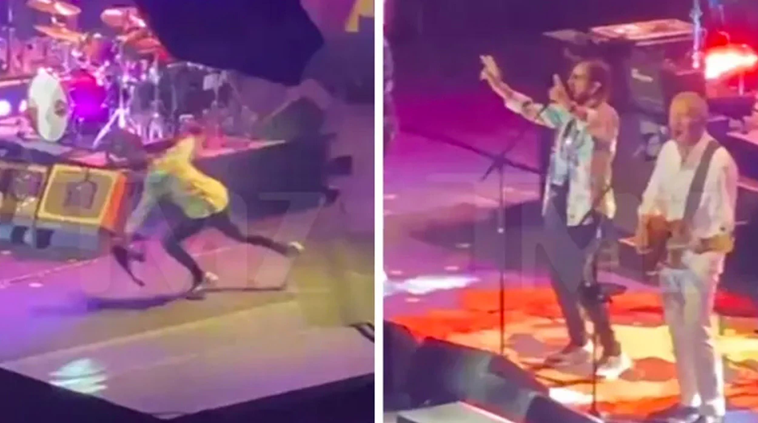 VIDEO: Ringo Starr se cae dando concierto en Nuevo México 