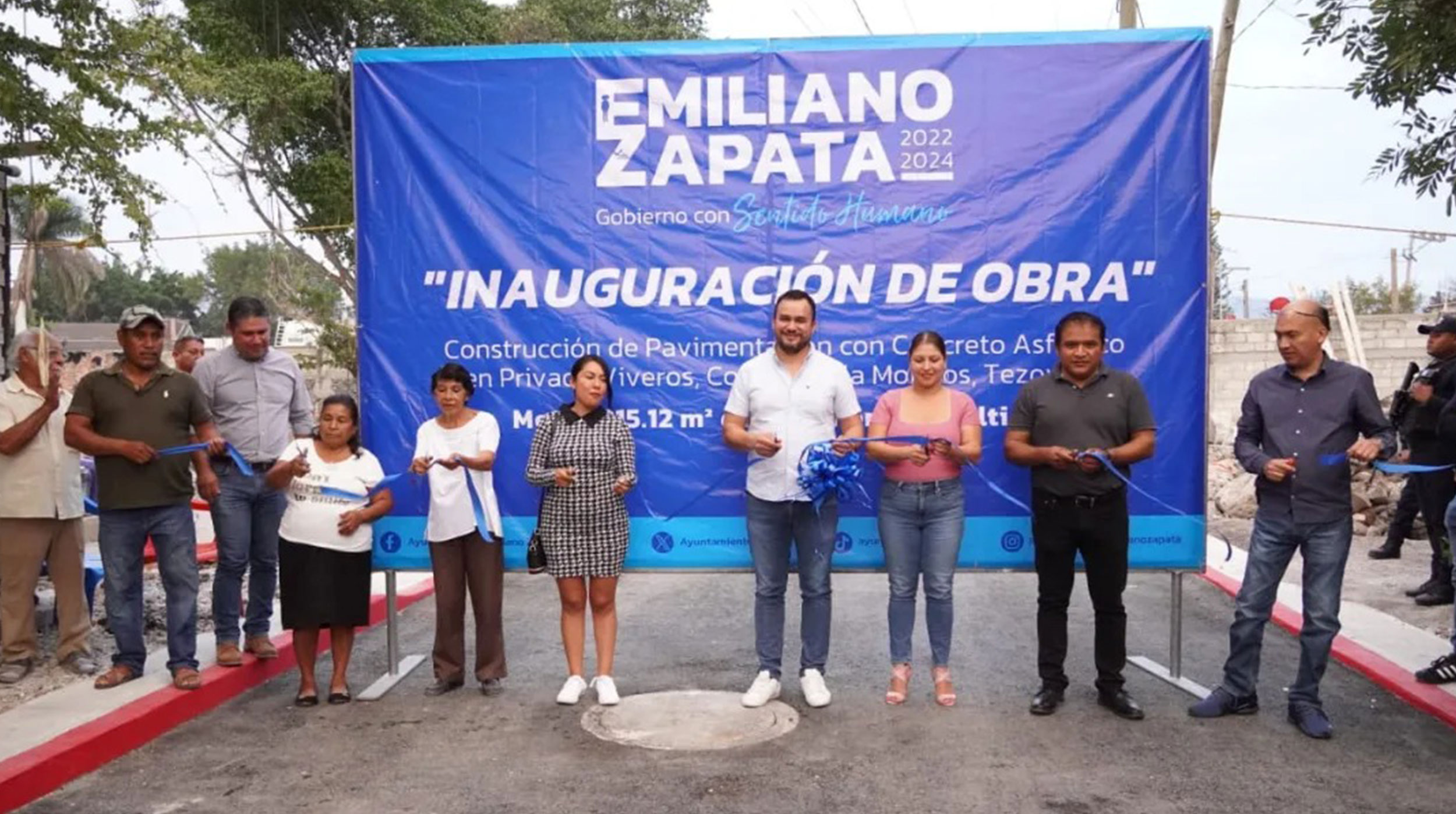Inaugura alcalde de Emiliano Zapata calle | Noticias | Diario de Morelos