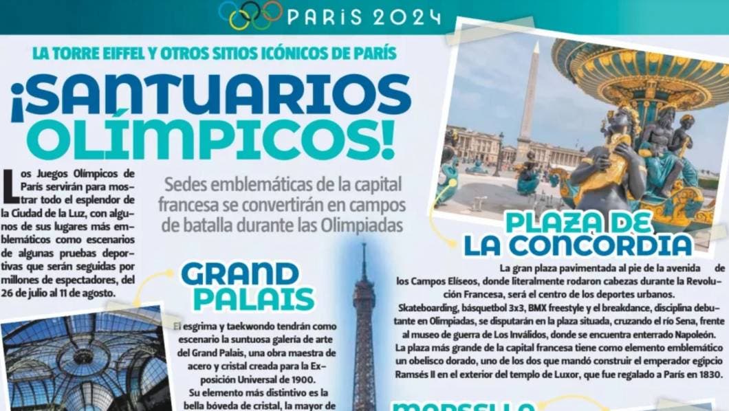 ¡Santuarios Olímpicos! La Torre Eiffel y otros sitios icónicos de París 
