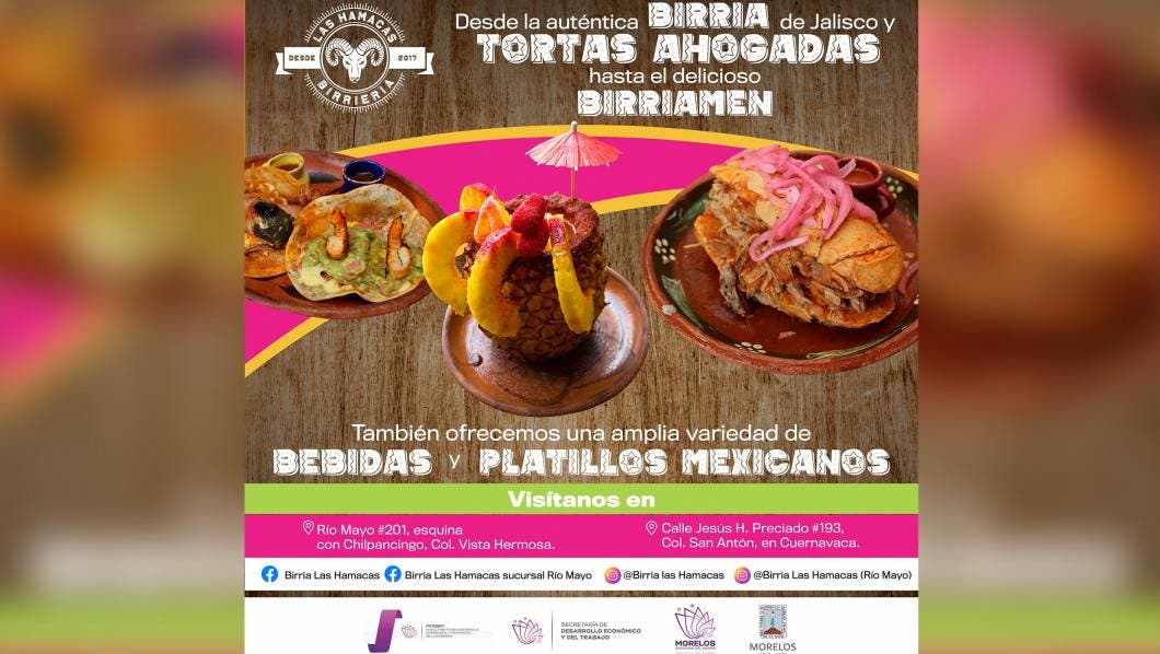 Joya para el paladar traída desde Jalisco: Birrieria Las Hamacas