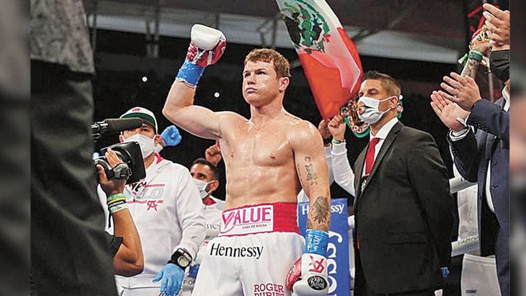 El mexicano Saúl ‘Canelo’ Álvarez defiendó los títulos mundiales de peso súper mediano del CMB y AMB