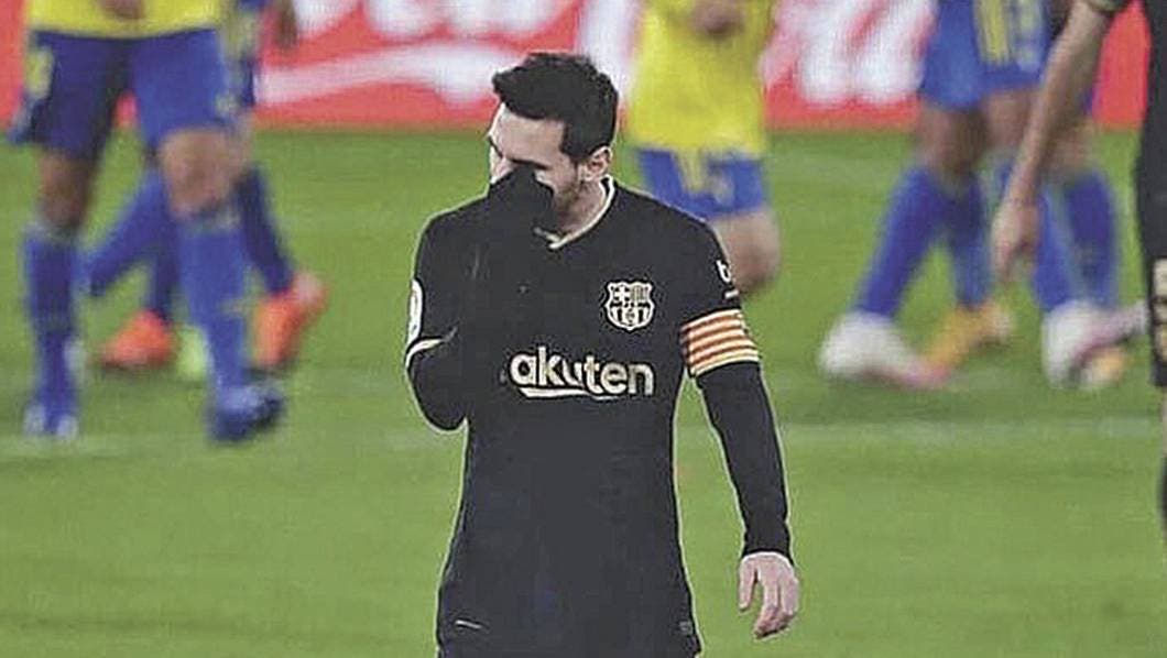 Barcelona pierde ante el Cádiz