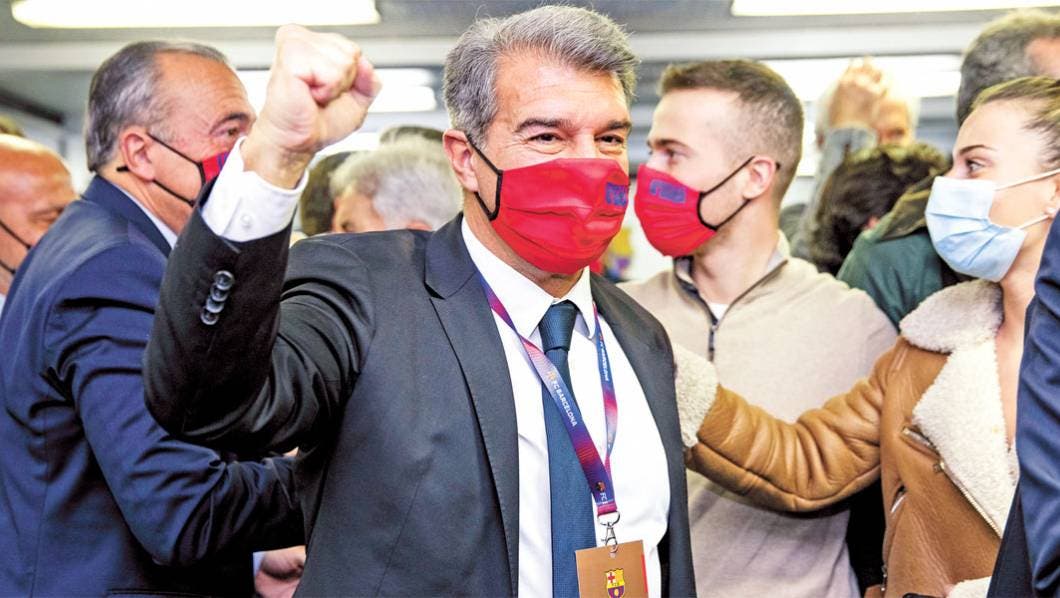 Laporta regresa al Barcelona