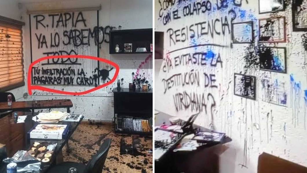 ¿Quiénes entraron? Facultad de Derecho y Ciencias Sociales señala a "actores externos" por desmanes