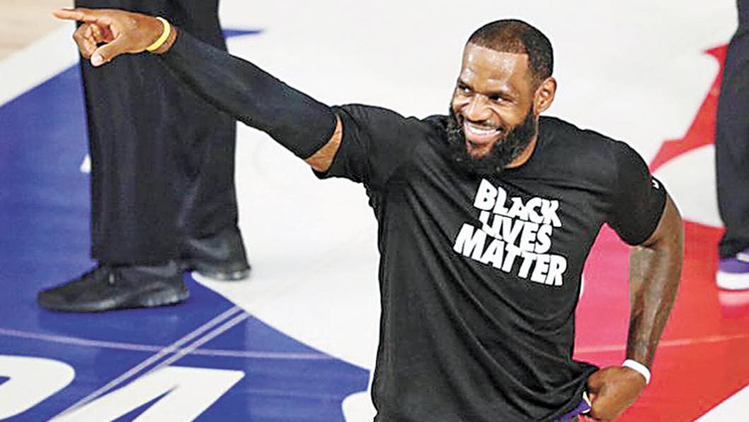 Triunfó la unidad. LeBron James encabezó las protestas en la ‘burbuja’.