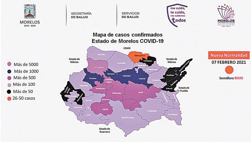Reportan en Morelos 21 casos de reinfección por COVID19
