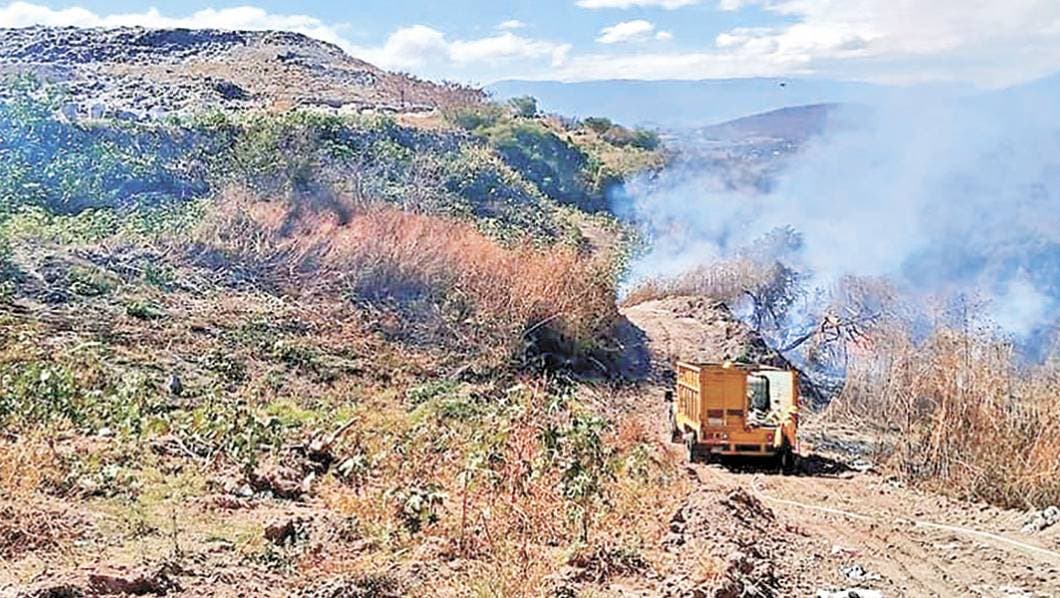 Previenen incendio en El Jabonero, de Mazatepec