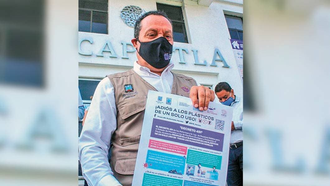 Le dirán adiós al plástico en Yecapixtla