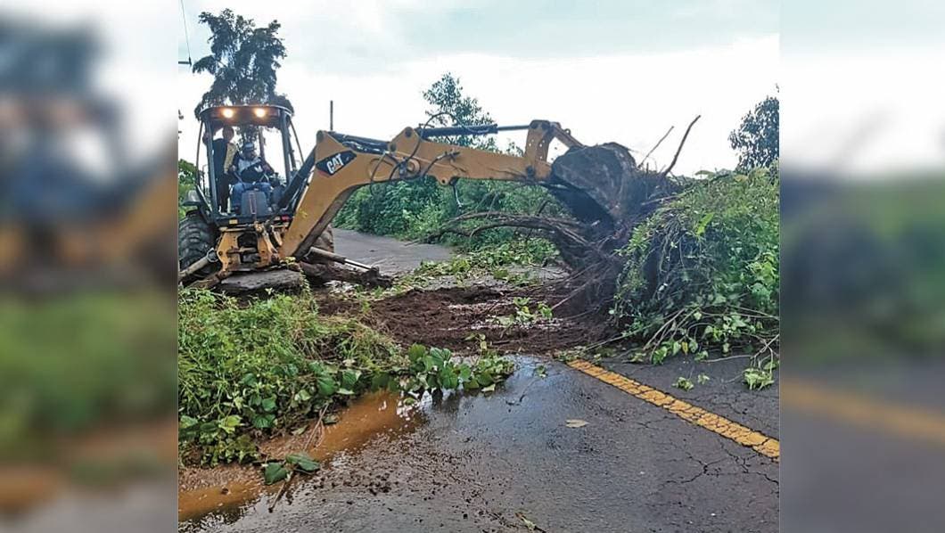 Apoya Sedagro con limpieza en carreteras
