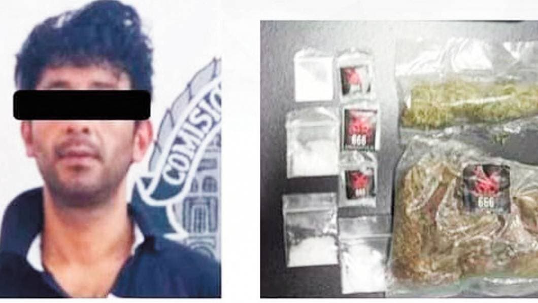 Detienen a sujeto con droga en Zacatepec