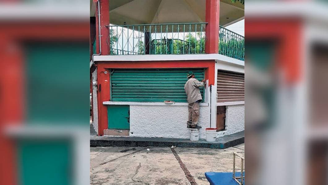 Mantenimiento. Fueron dos glorietas de la Barona.