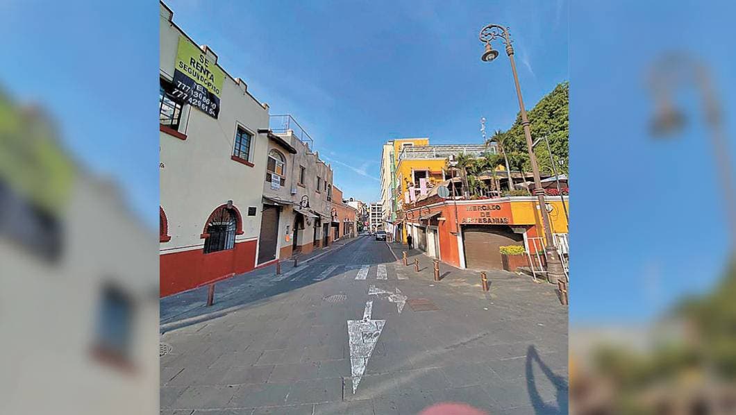 Calma sabatina en calles del Centro de Cuernavaca