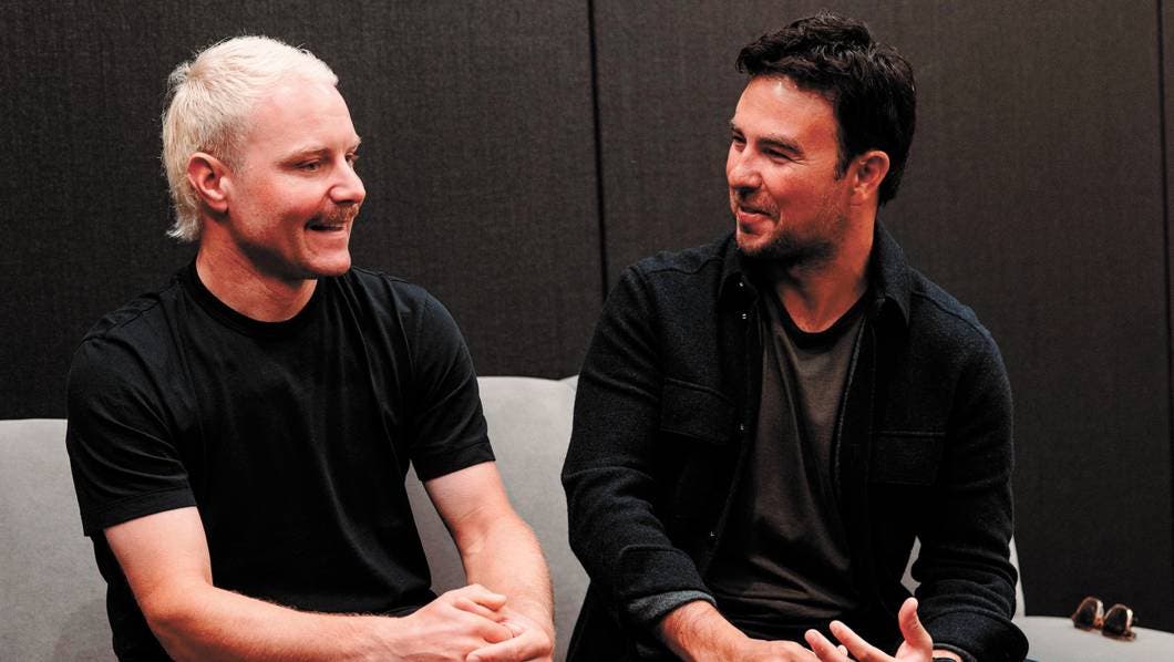 Sergio ‘Checo’ Pérez y Valtteri Bottas