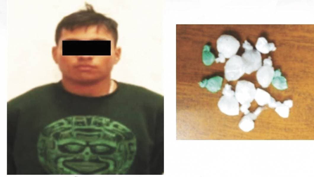 Intentaba escapar de policías con dosis de cristal