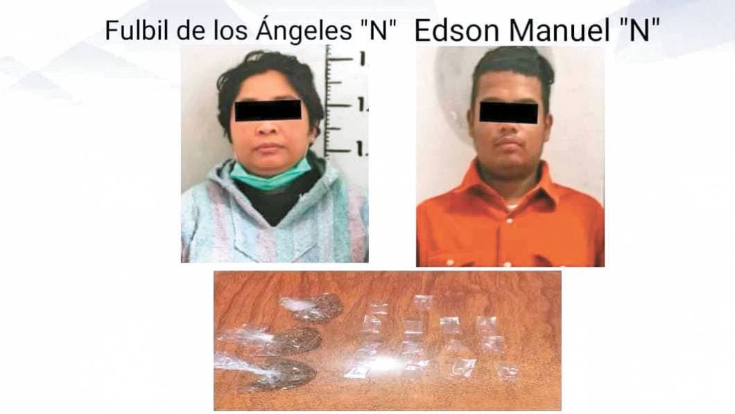 Pareja fue detenida por presunto narcomenudeo