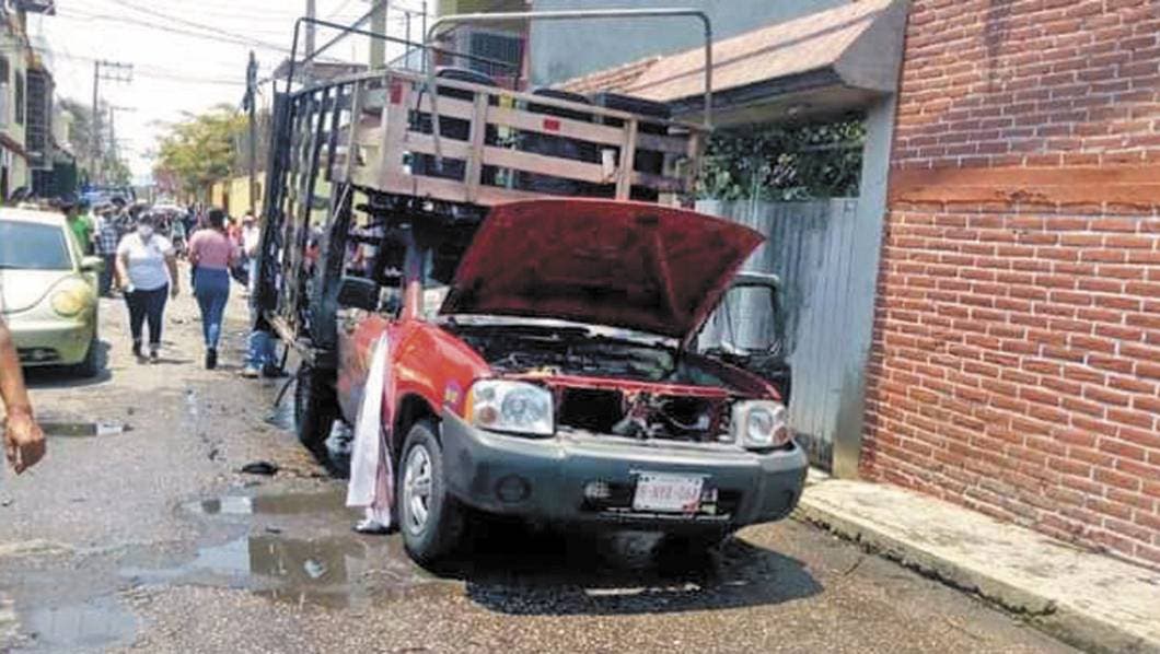 Dos lesionados al estallar pirotecnia en mitin electoral en Yautepec