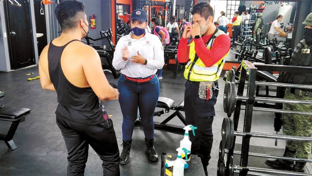 Aforo. El Convoy, Hacia un Morelos Socialmente Responsable, invitó a encargados de gimnasios a respetar aforo no mayor al 60%.