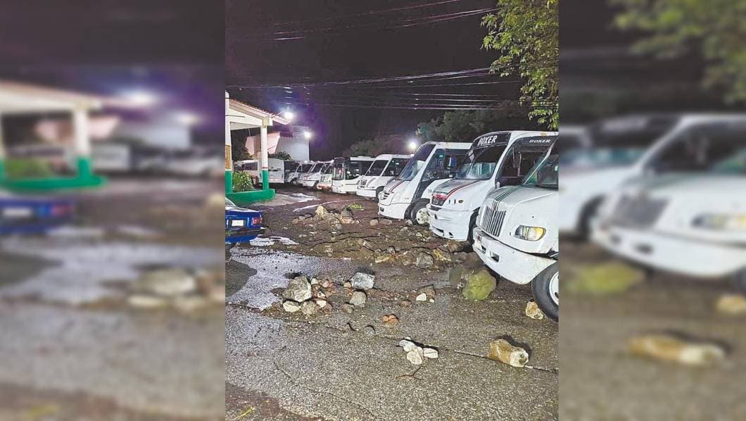 Golpean fuertes lluvias a Tepoztlán 