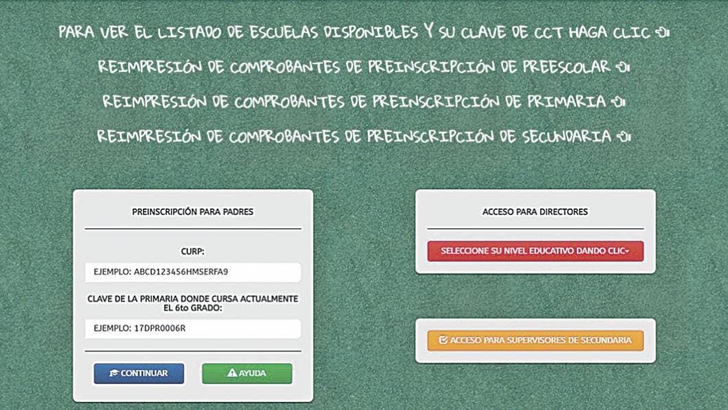 Saturan dominio de preinscripción a secundaria en Morelos