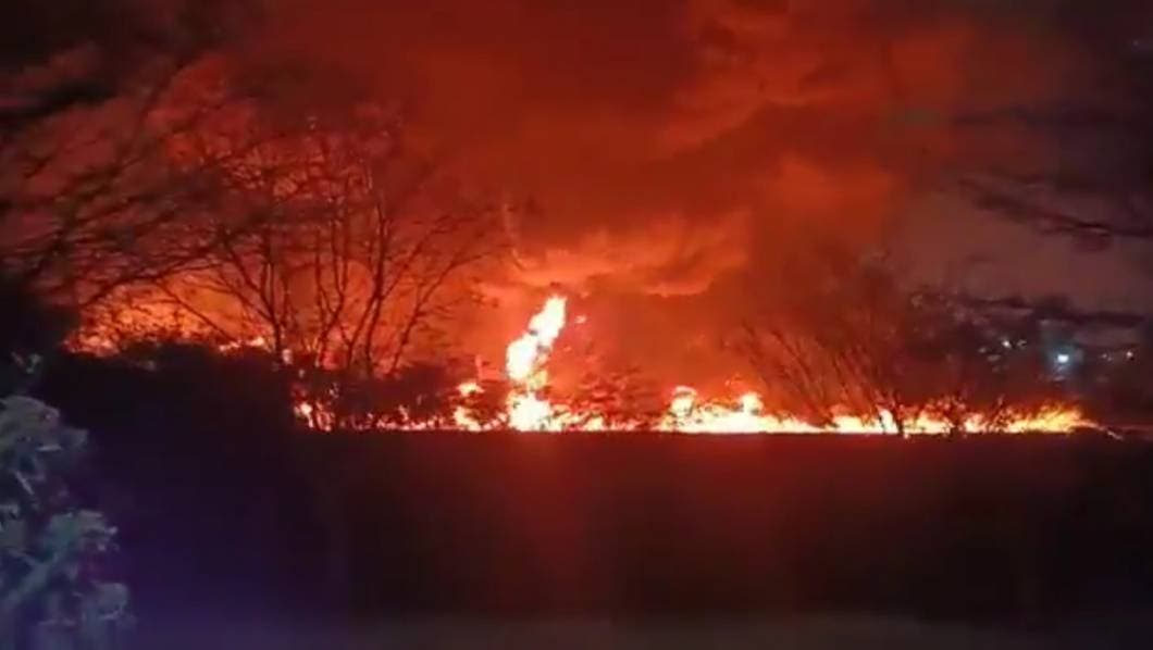 Incendio en Veracruz 