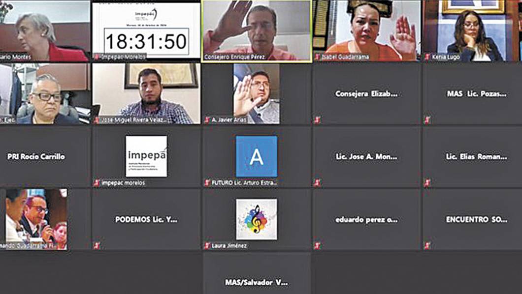 Piden partidos de Morelos más sesiones en Impepac