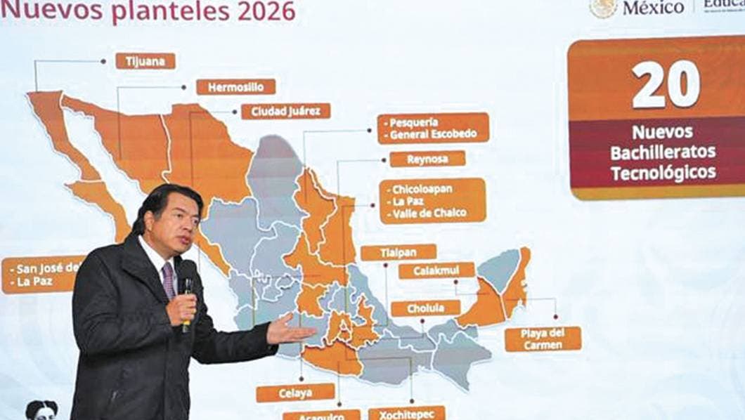 Secretario de Educación, Mario Delgado.