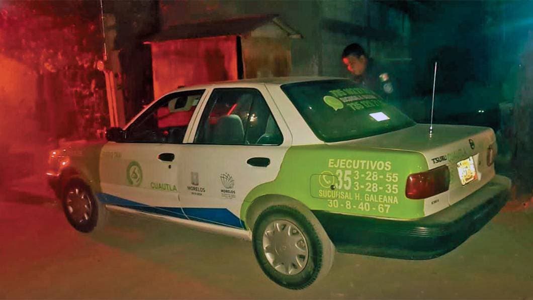 Asesinan a operador de taxi en Ayala, Morelos