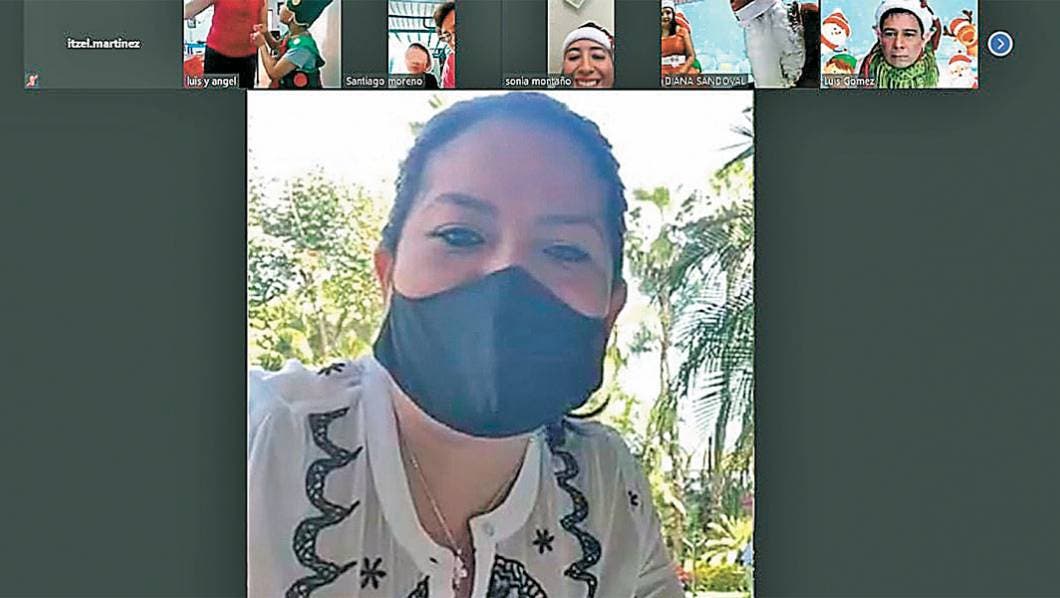 Festeja kínder Navidad virtual en Morelos