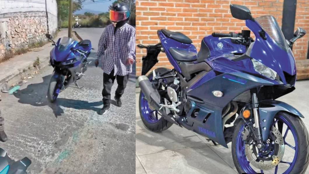 dos sujetos le robaron su motocicleta a un joven en Jiutepec